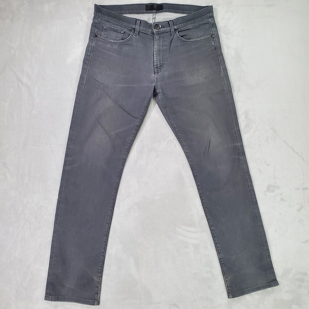 J Brand Jeans Tyler Mens 36x32 Slim Tapered Slate Gray Stretch Denim USA